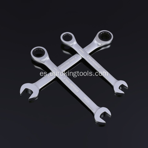 Conjunto de llave de 8pcs de extremo abierto y anillo